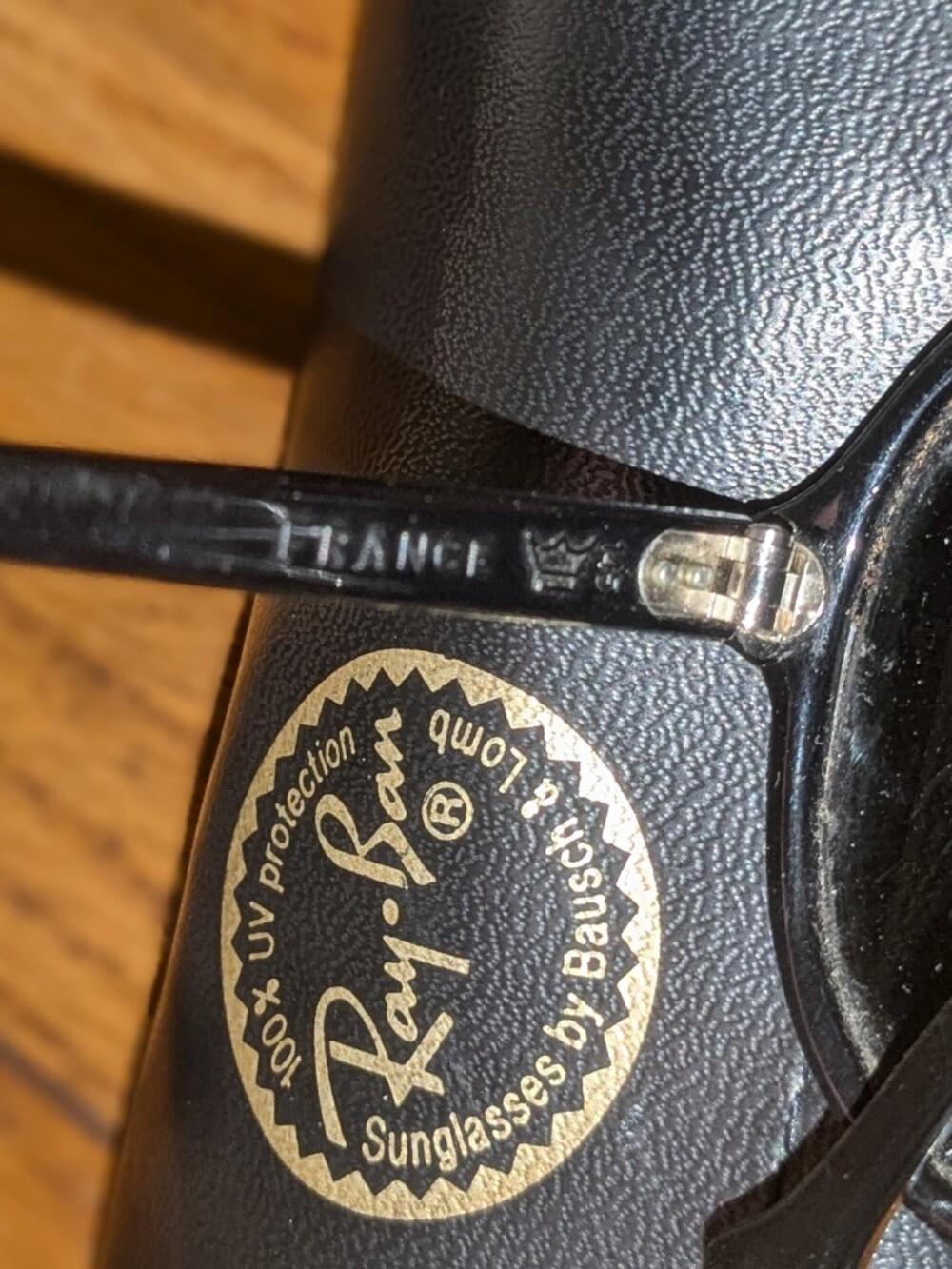 Vintage Ray-Ban Dark Black Aviators Cats - Picture 3 of 7